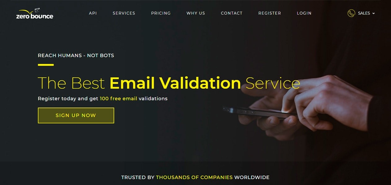 zero bounce email verification service