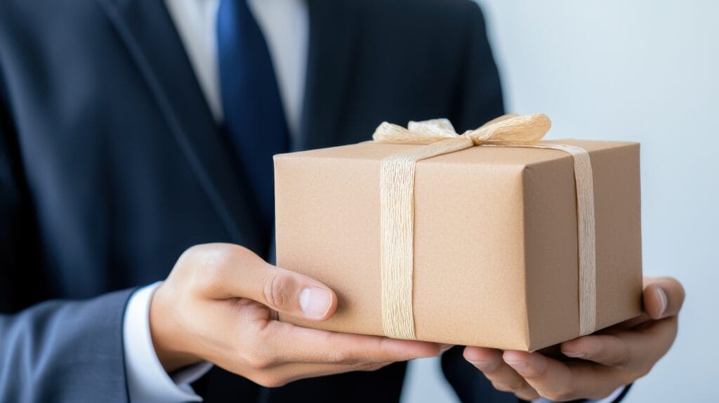 gifting to client for business